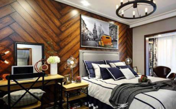 用木地板装饰墙面