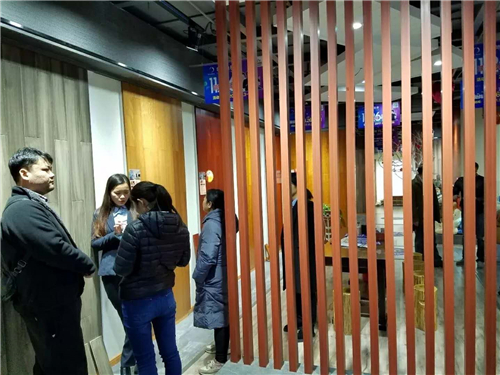 欧派地板双十一活动现场